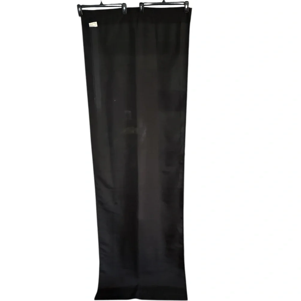 Mainstays Black Curtain‎ Panels X 2.
